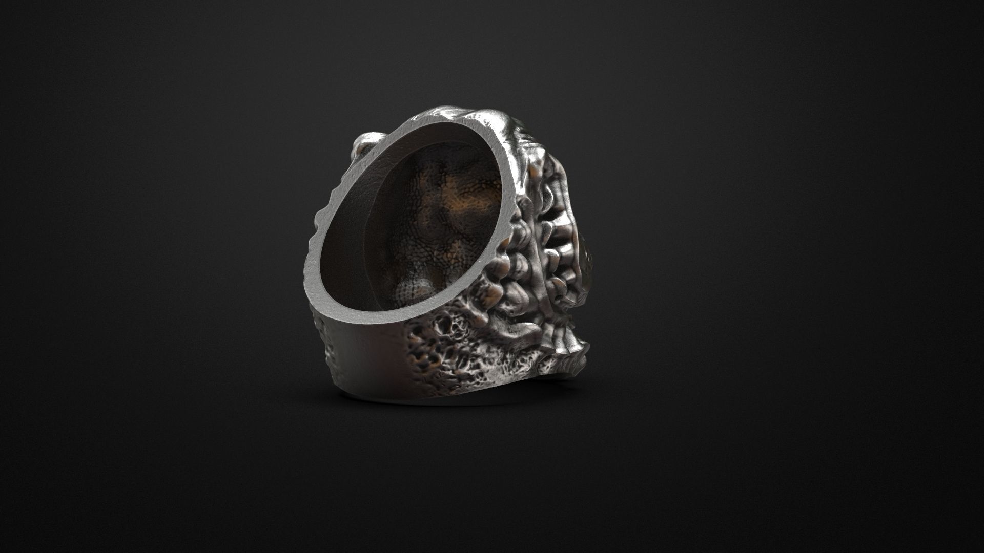 Tiger ring Animal STL 3d model for 3d printing 3D print model_5