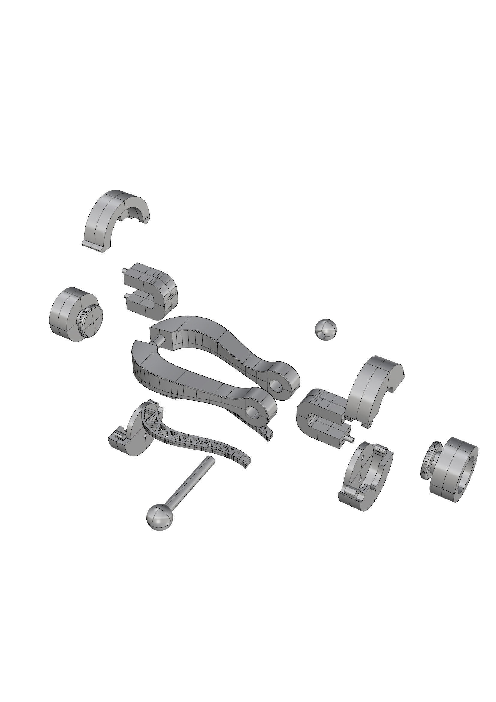 Mens bracelet 2 3D print model_2