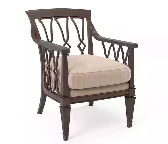 Tommy Bahama Home Royal Kahala Ginger Exposed Wood Chair