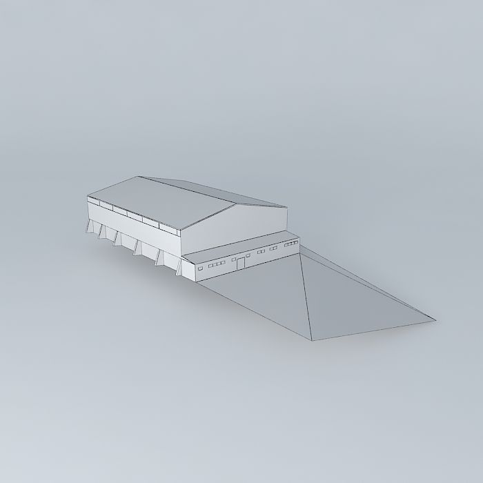 ATHLETIC CENTER - K. ADAMOPOULOS Free 3D model_4