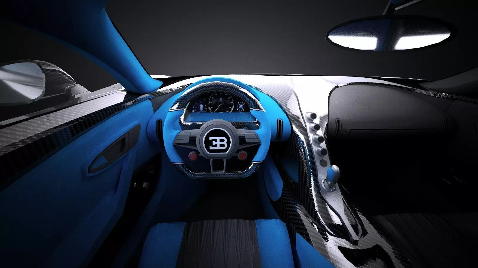 LowPoly Bugatti Divo 2019 Low-poly 3D model_17