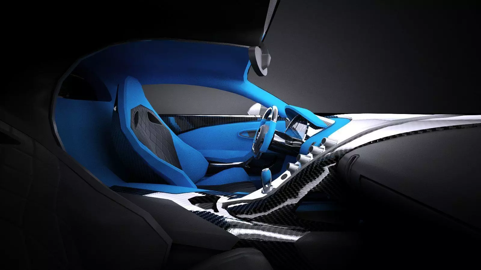 LowPoly Bugatti Divo 2019 Low-poly 3D model_16