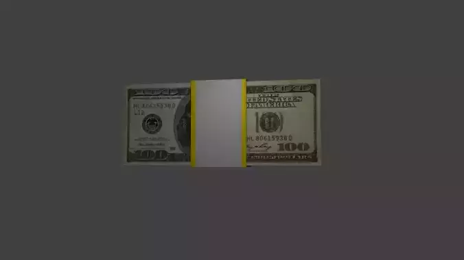 Money stack of dollar bills