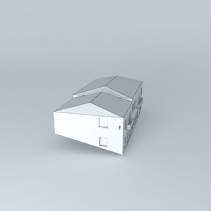 OLD BUILDING Free 3D model_4