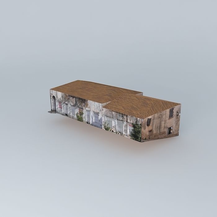 OLD BUILDING Free 3D model_2