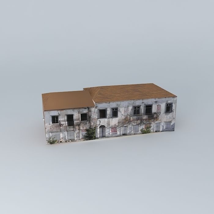 OLD BUILDING Free 3D model_1