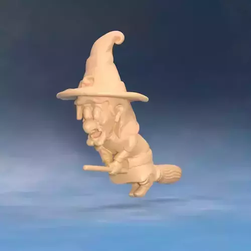 Cartoon witch - Hazelnut 3D print model