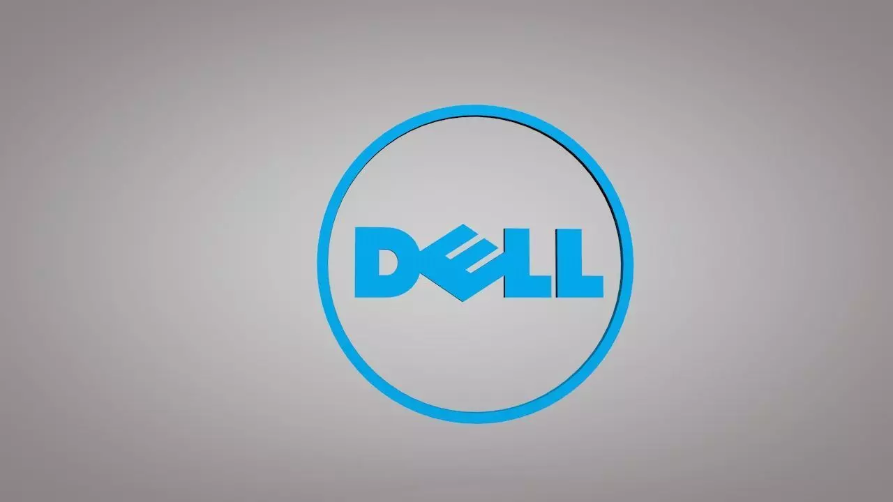 Dell Logo 3D Model Low-poly 3D model_0