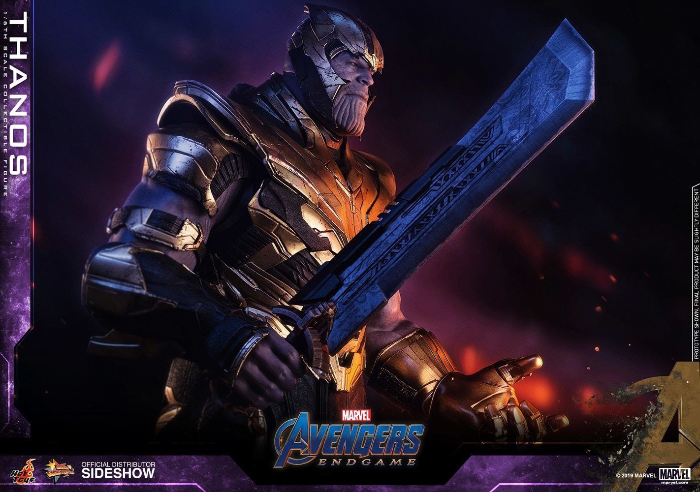 Thanos sword End game Hot toy figure 3D print model_5