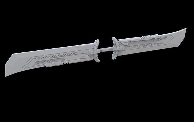 Thanos sword End game Hot toy figure 3D print model