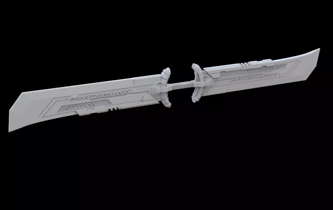 Thanos sword End game Hot toy figure 3D print model_0