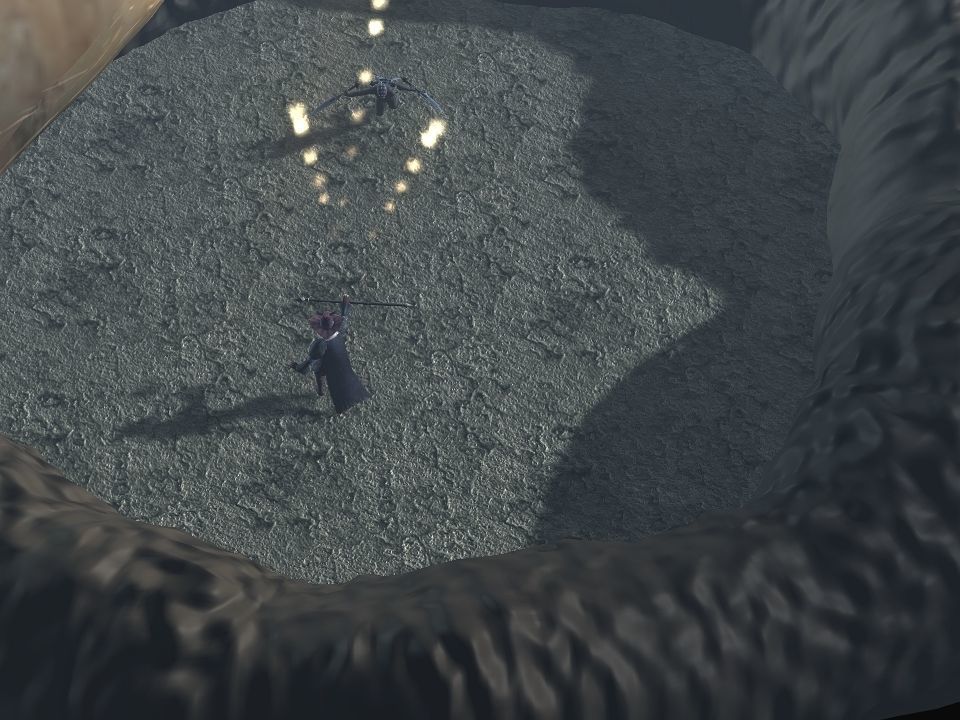 Golden demon head terrain Low-poly 3D model_22