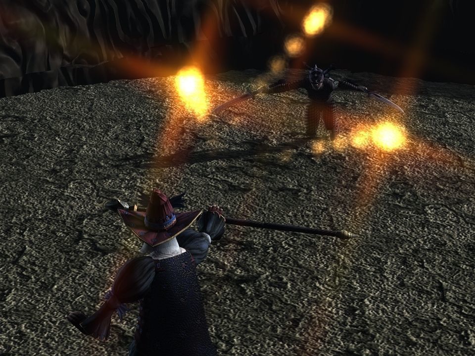 Golden demon head terrain Low-poly 3D model_5