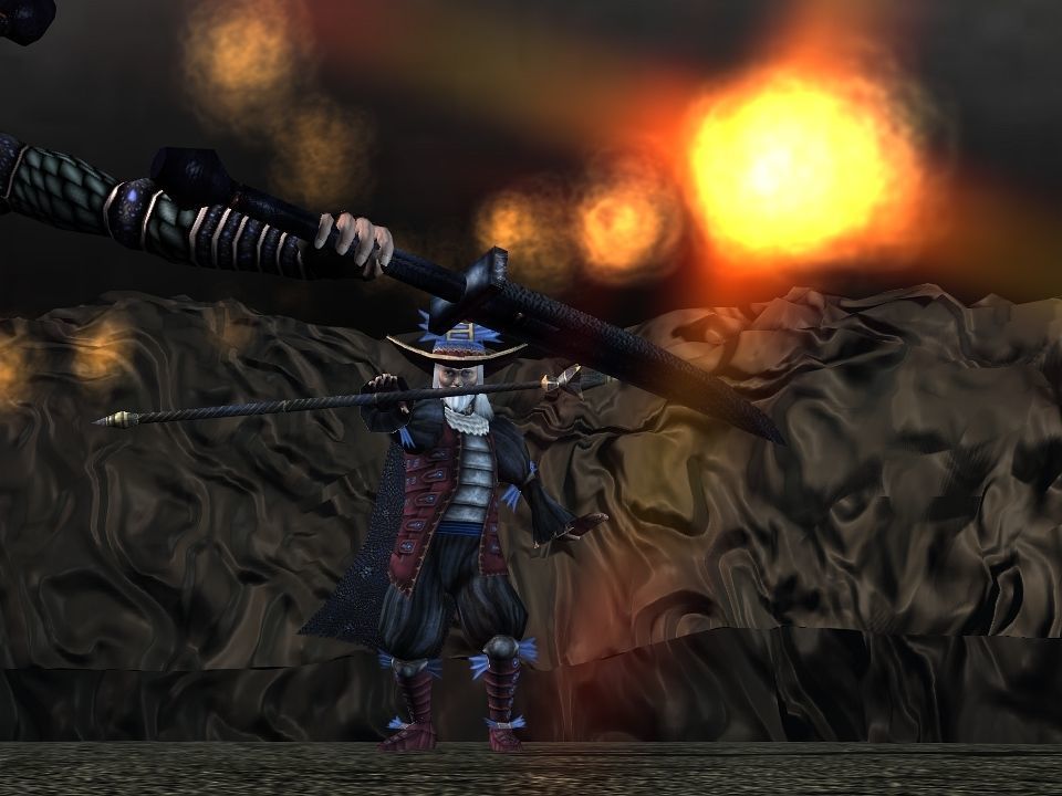 Golden demon head terrain Low-poly 3D model_10