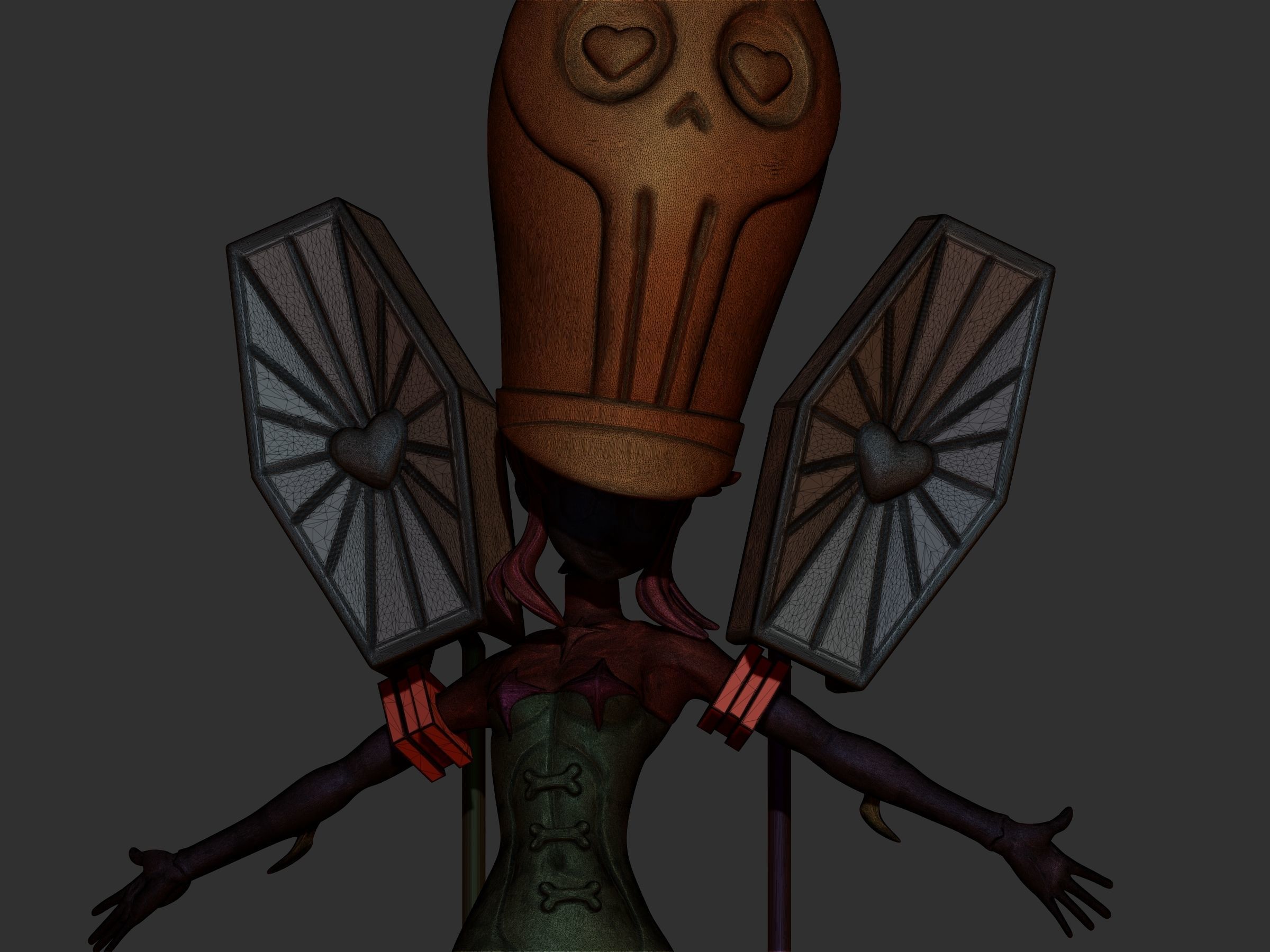 jakuzure nonon symphony regalia finale 3D print model_4