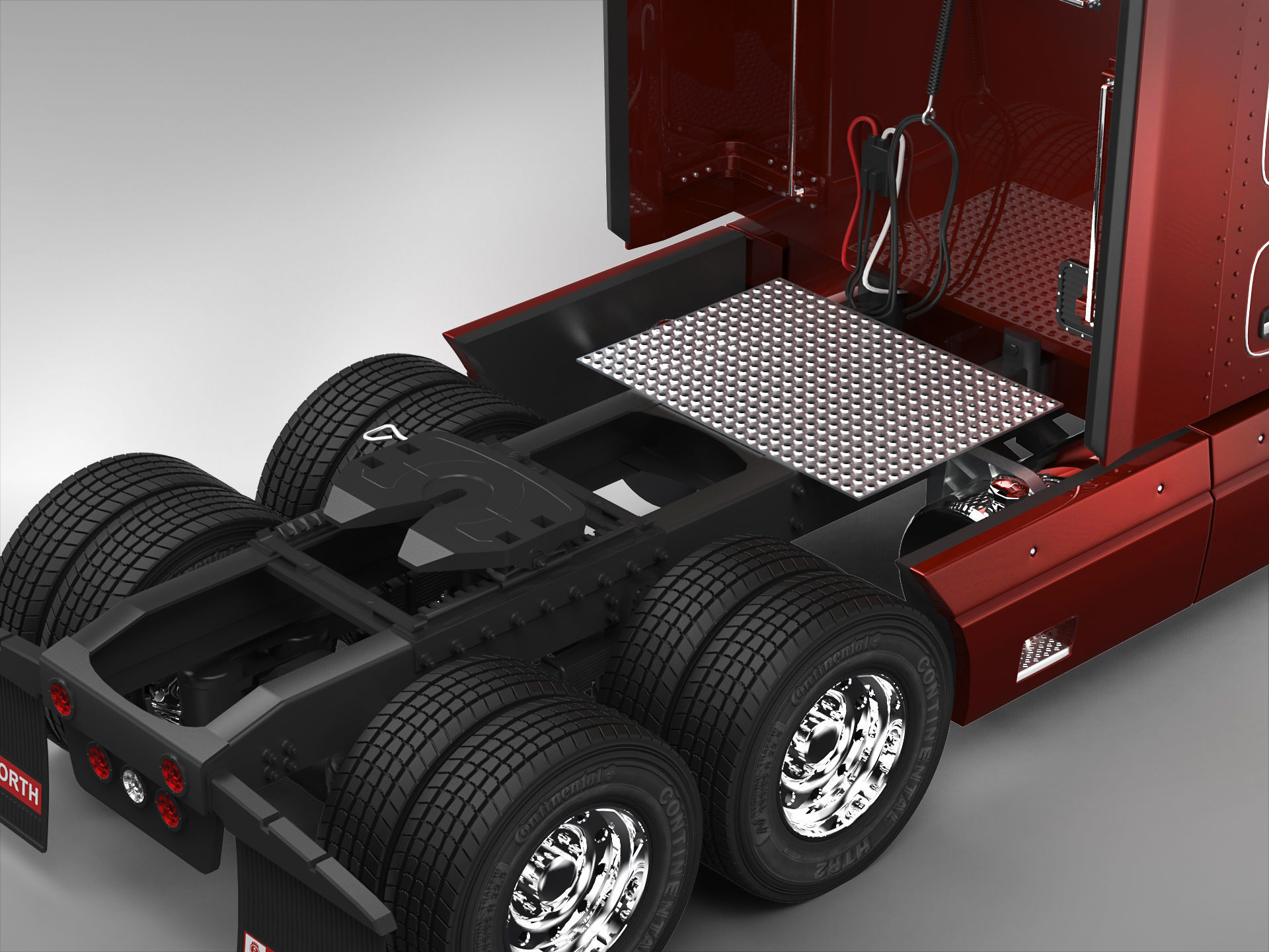 Kenworth T600 1985 - 2008 3D model_7