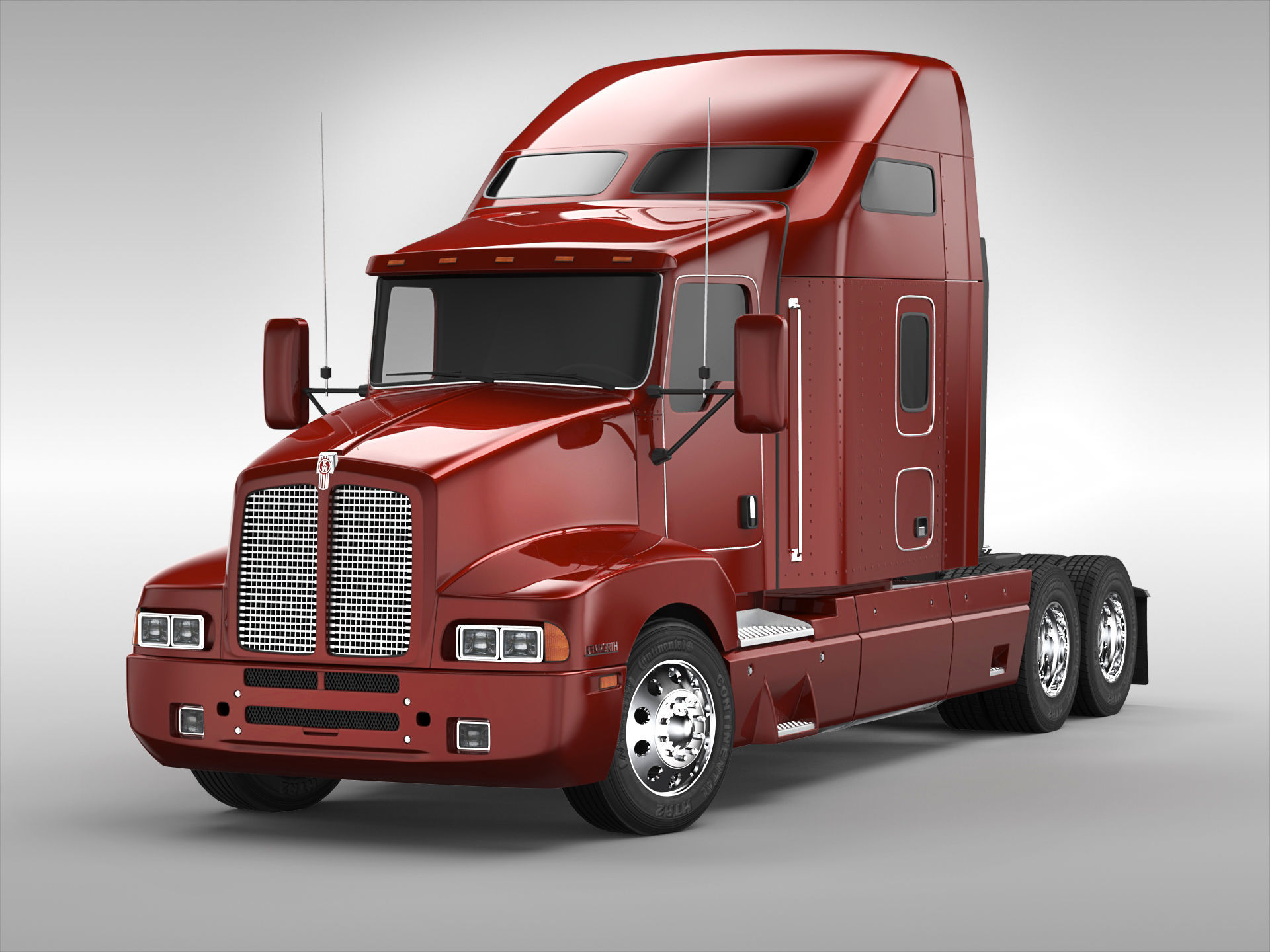 Kenworth T600 1985 - 2008 3D model_3