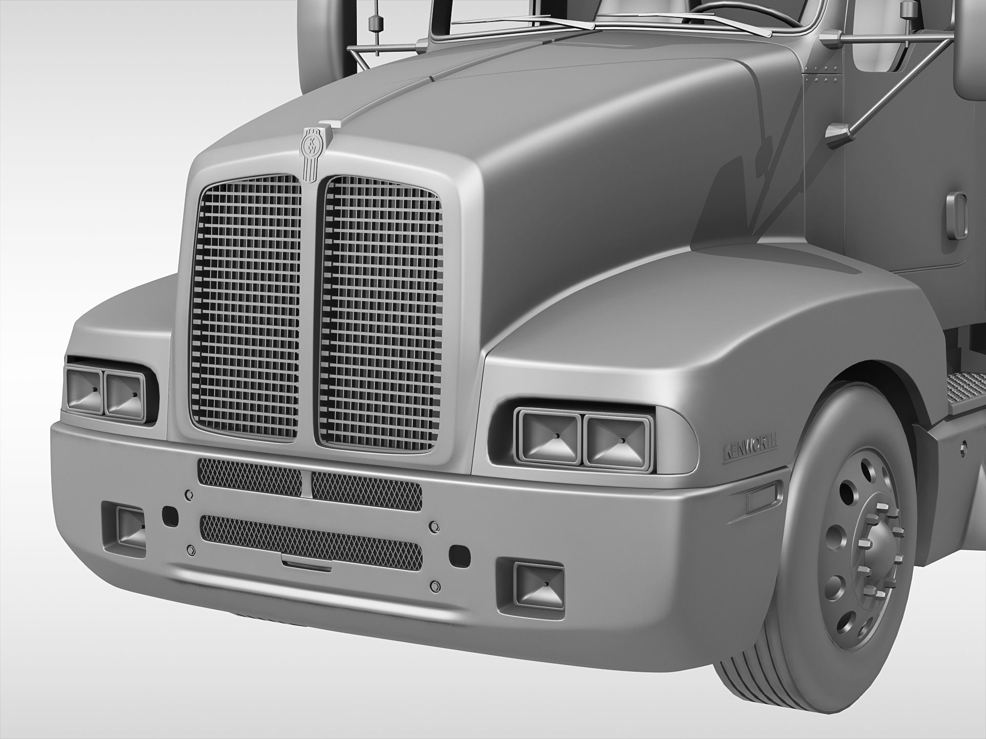 Kenworth T600 1985 - 2008 3D model_13