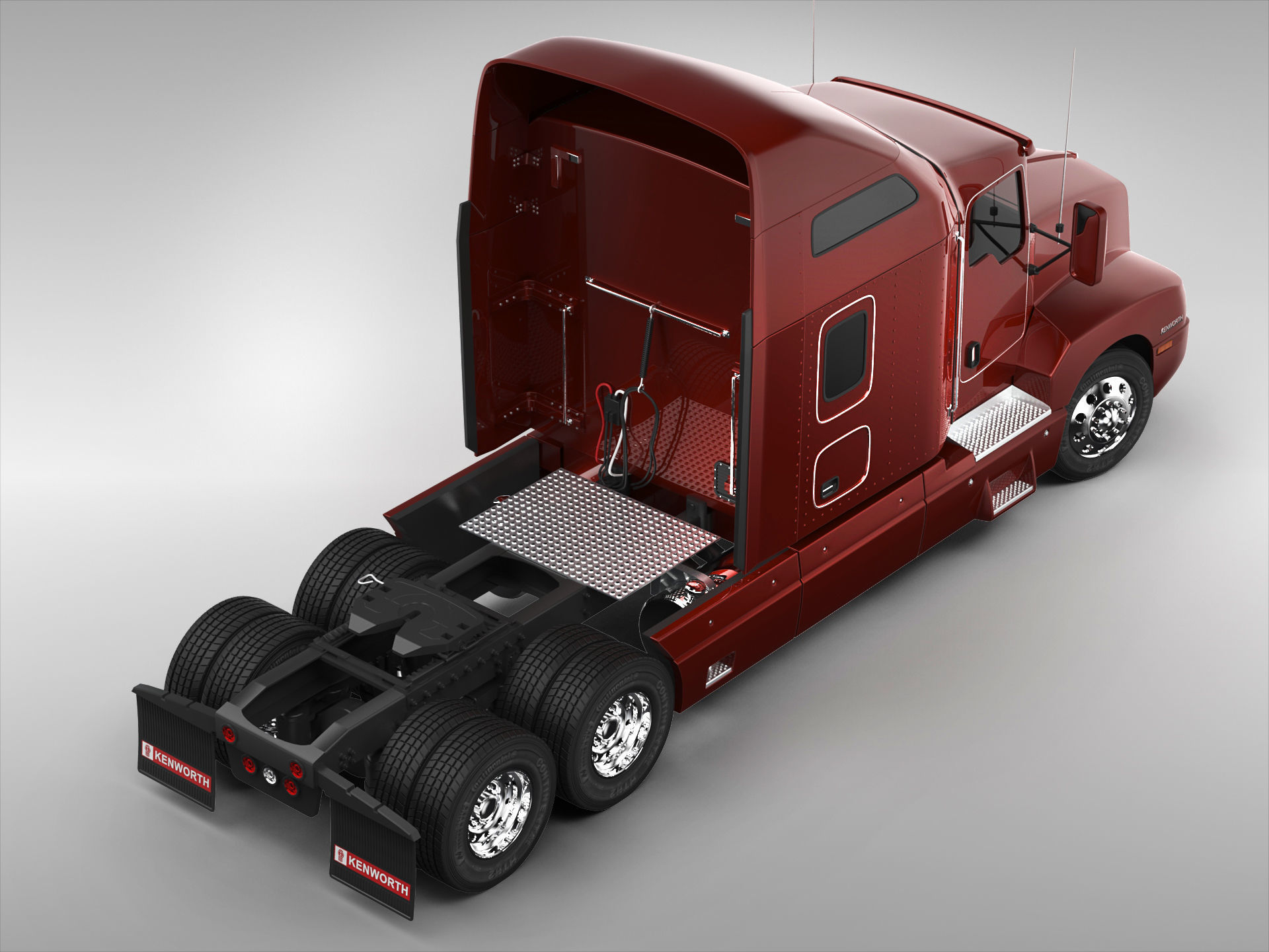 Kenworth T600 1985 - 2008 3D model_5