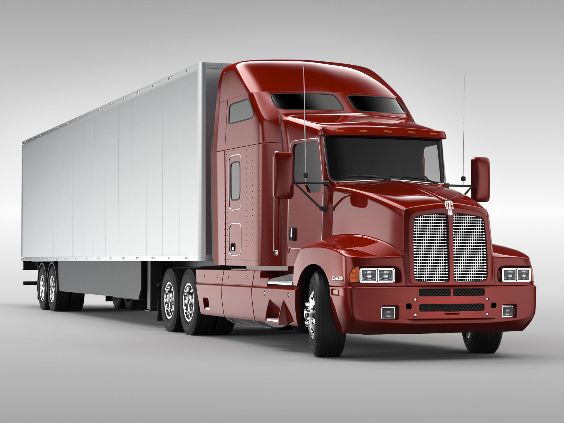 Kenworth T600 1985 - 2008 3D model_2