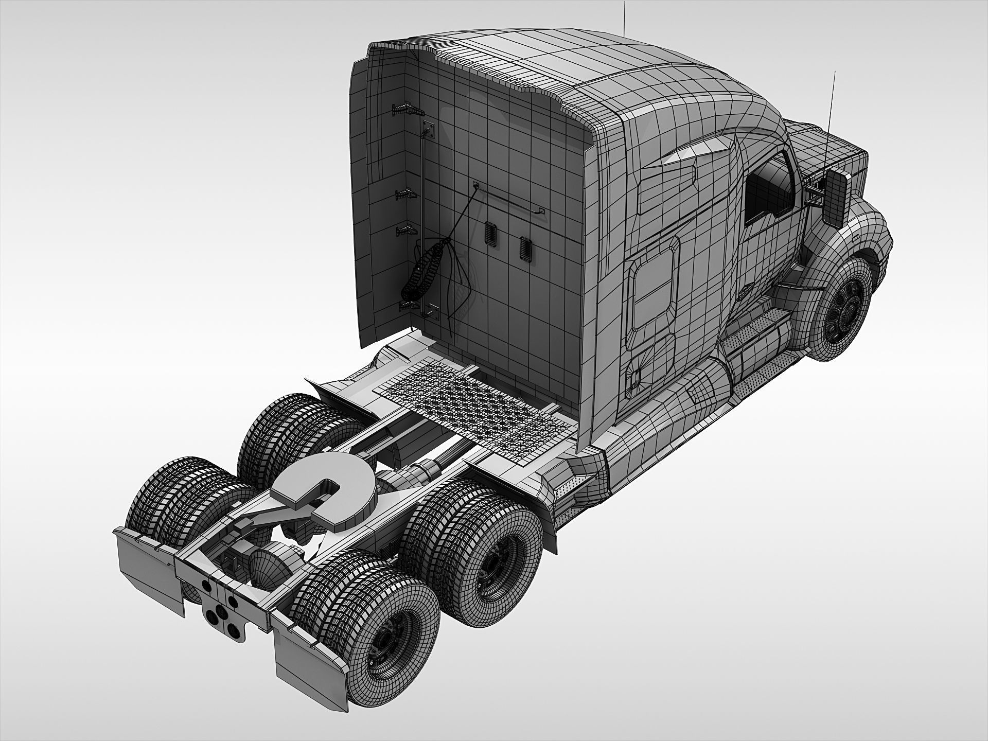 Kenworth T680  3D model_19