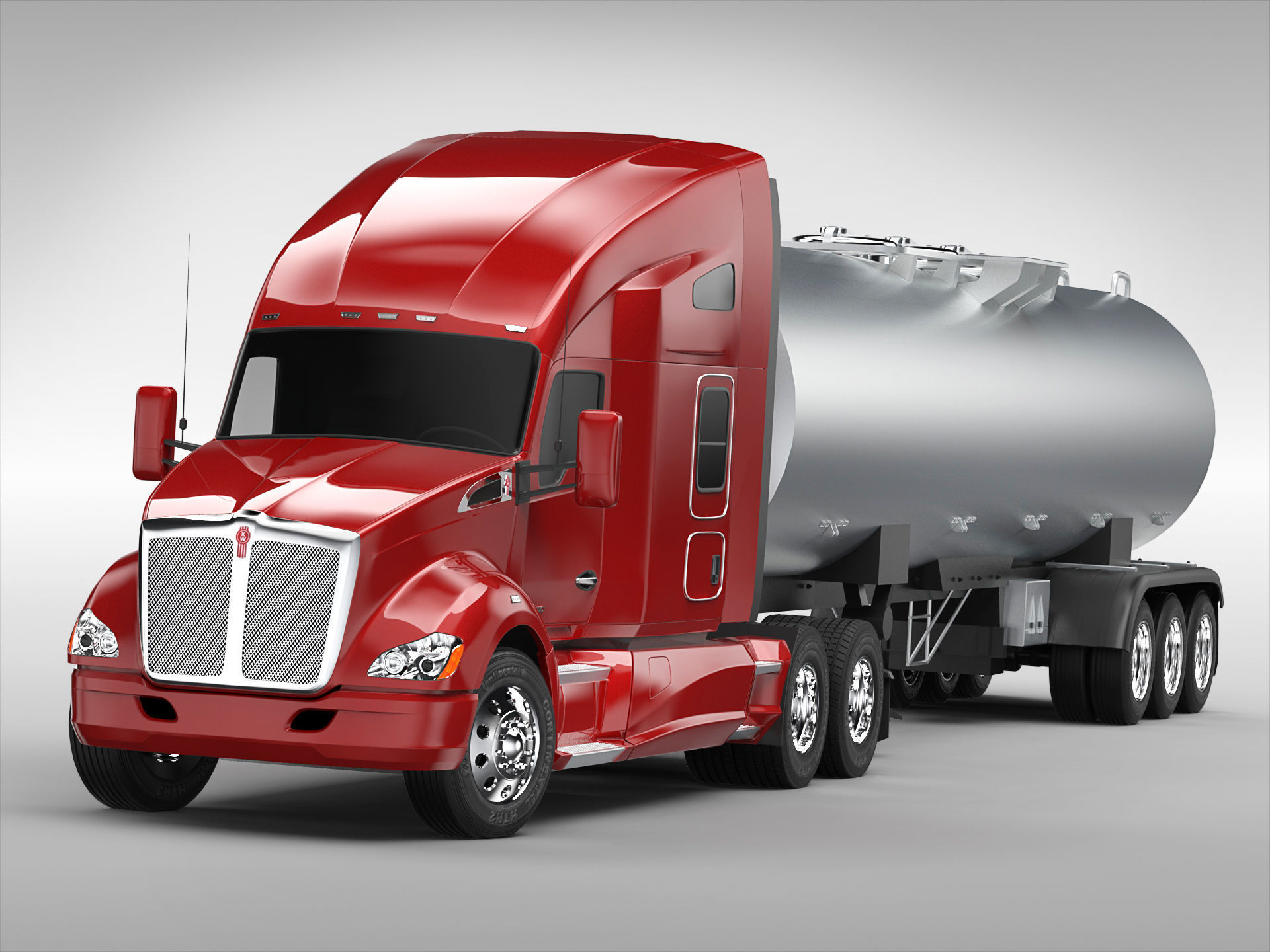 Kenworth T680  3D model_1