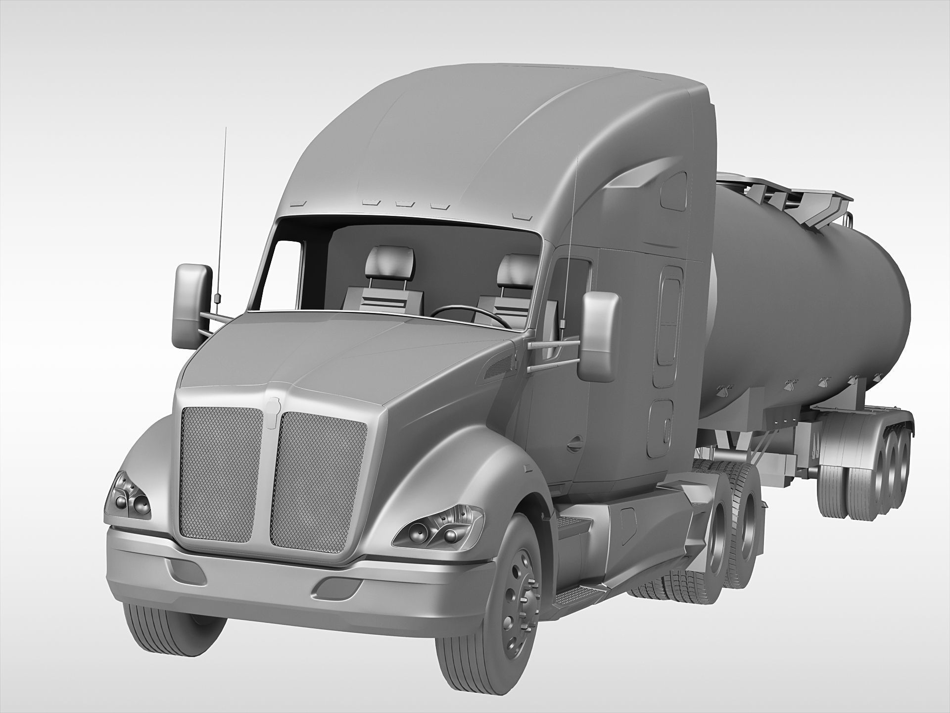 Kenworth T680  3D model_11