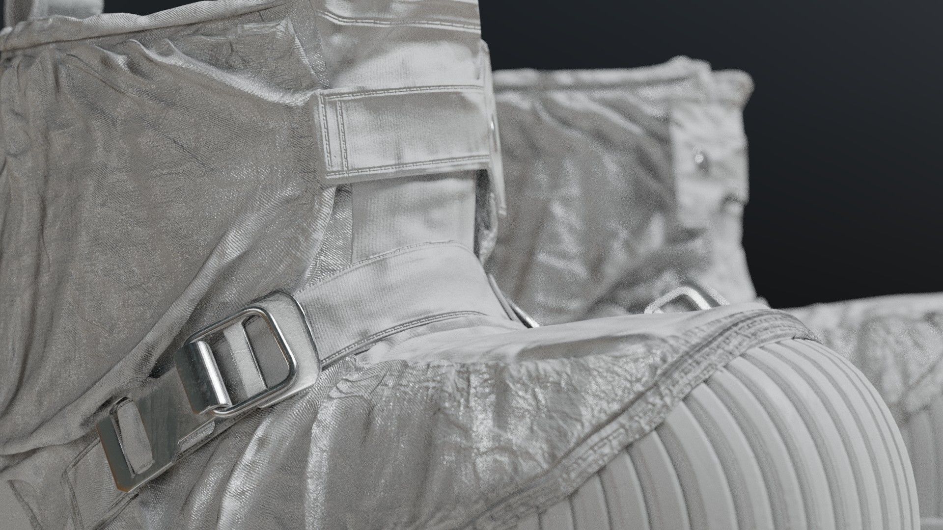 SPACESUIT NASA APOLLO 11 BOOTS 3D model_17
