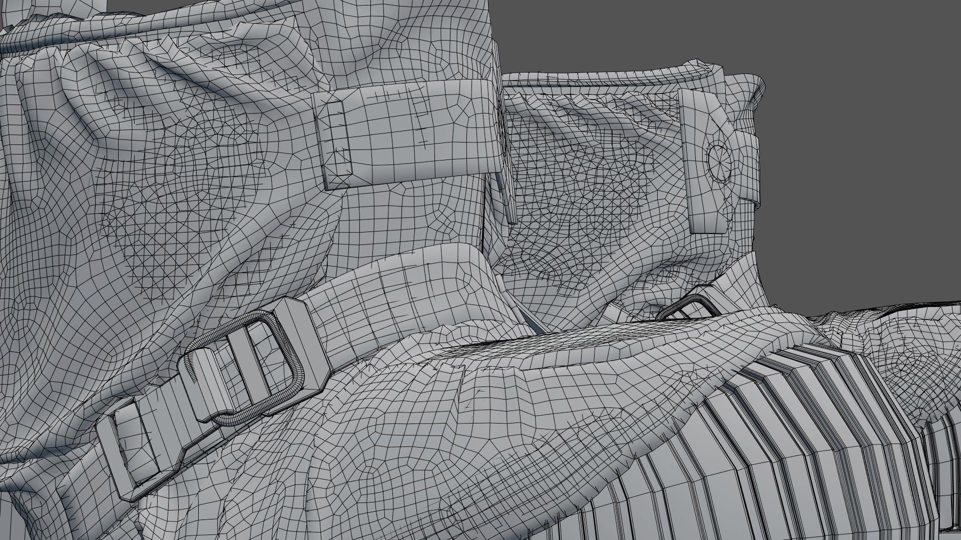 SPACESUIT NASA APOLLO 11 BOOTS 3D model_25