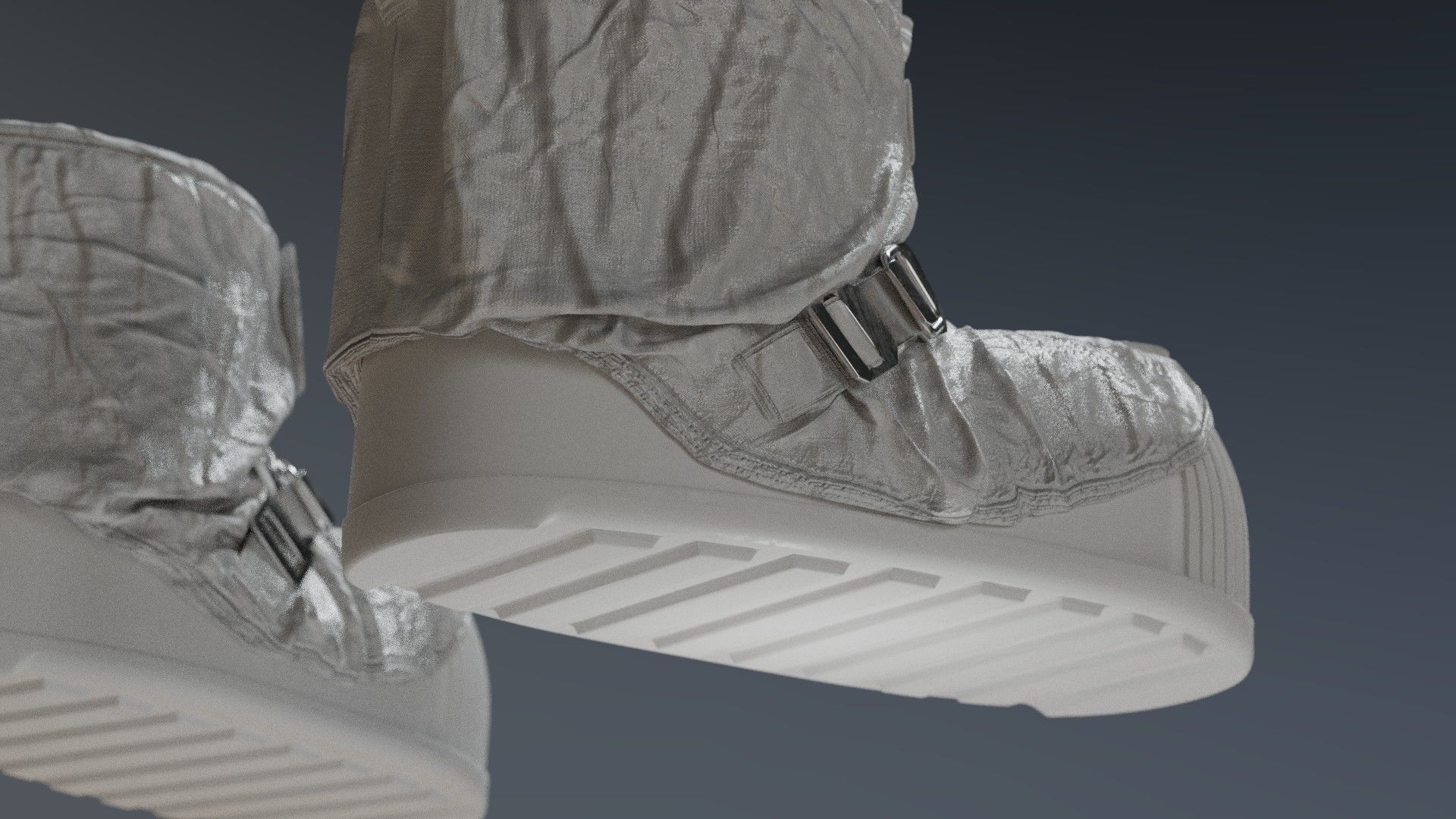 SPACESUIT NASA APOLLO 11 BOOTS 3D model_13