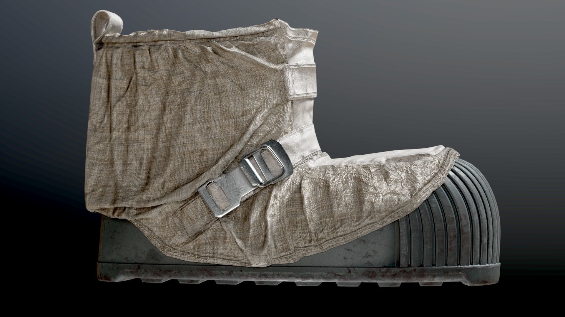 SPACESUIT NASA APOLLO 11 BOOTS 3D model_3