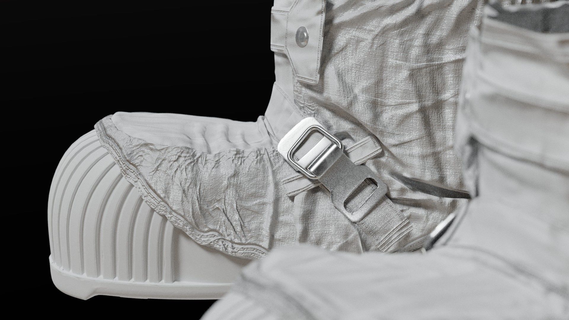 SPACESUIT NASA APOLLO 11 BOOTS 3D model_15
