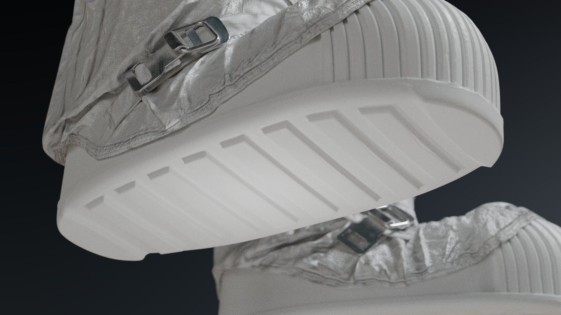 SPACESUIT NASA APOLLO 11 BOOTS 3D model_16