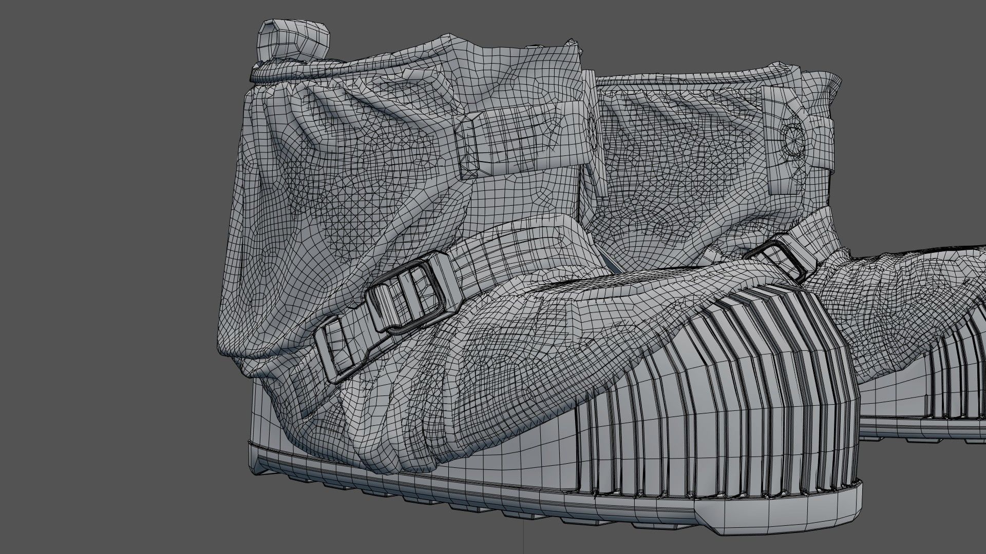 SPACESUIT NASA APOLLO 11 BOOTS 3D model_19