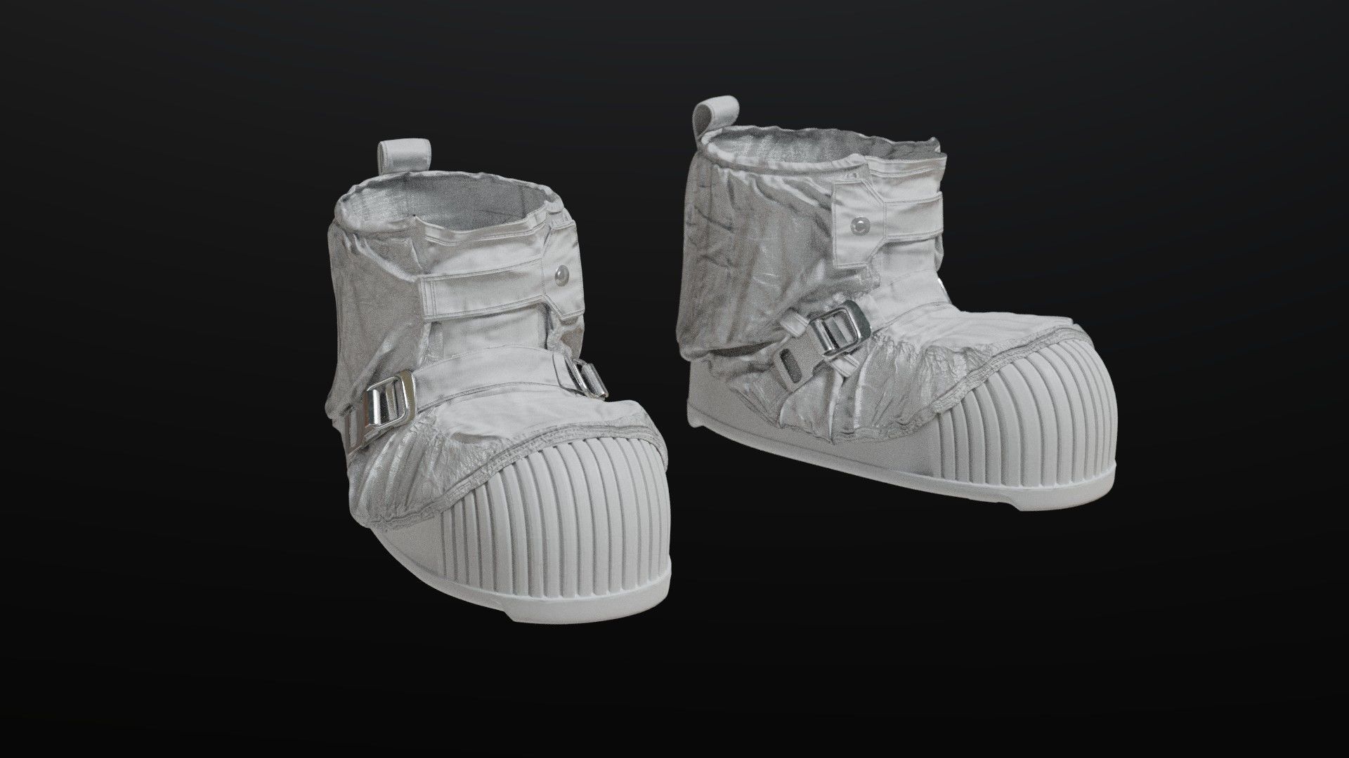 SPACESUIT NASA APOLLO 11 BOOTS 3D model_10