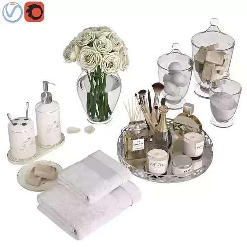 Silver Bathroom Decor 