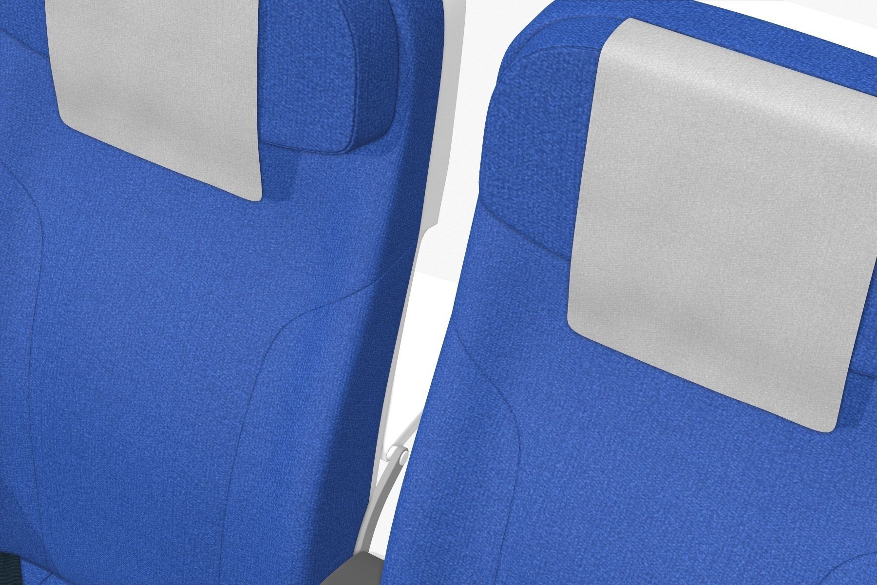 Airplane Chair V5 Low-poly 3D model_9