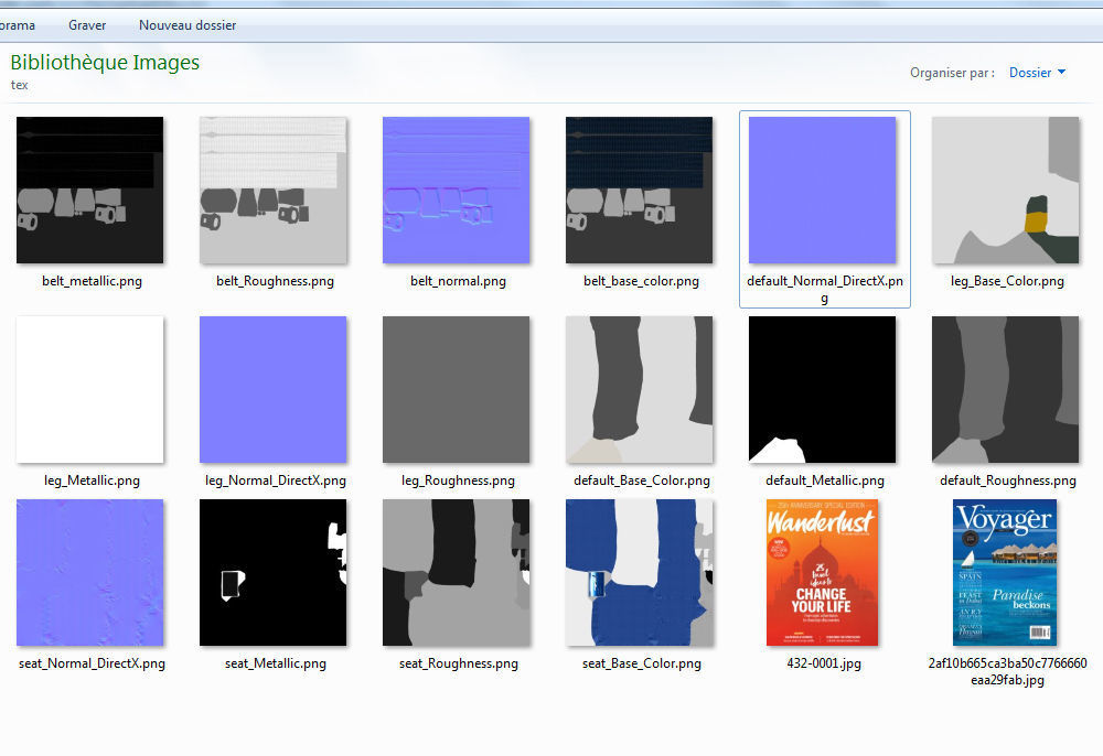 Airplane Chair V5 Low-poly 3D model_14