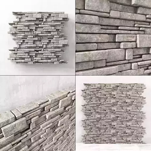 Stone brick panel n8