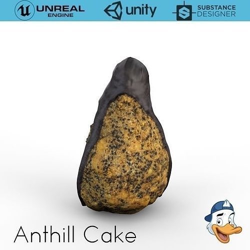 Anthill Cake 3D model