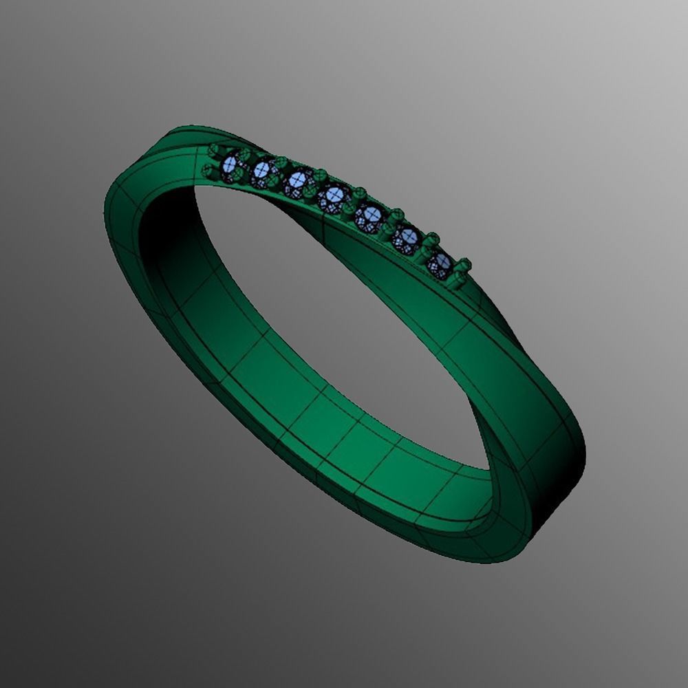 Ring od 61 3D print model_4