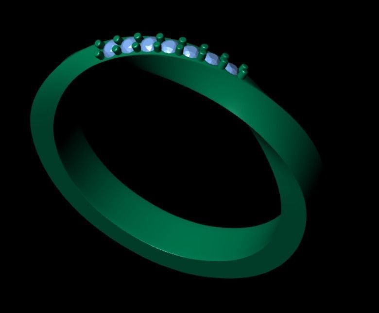 Ring od 61 3D print model_9