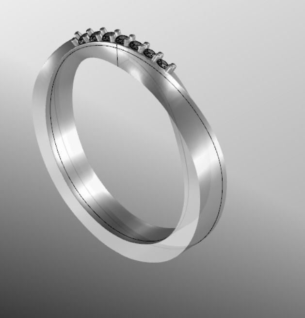 Ring od 61 3D print model_14