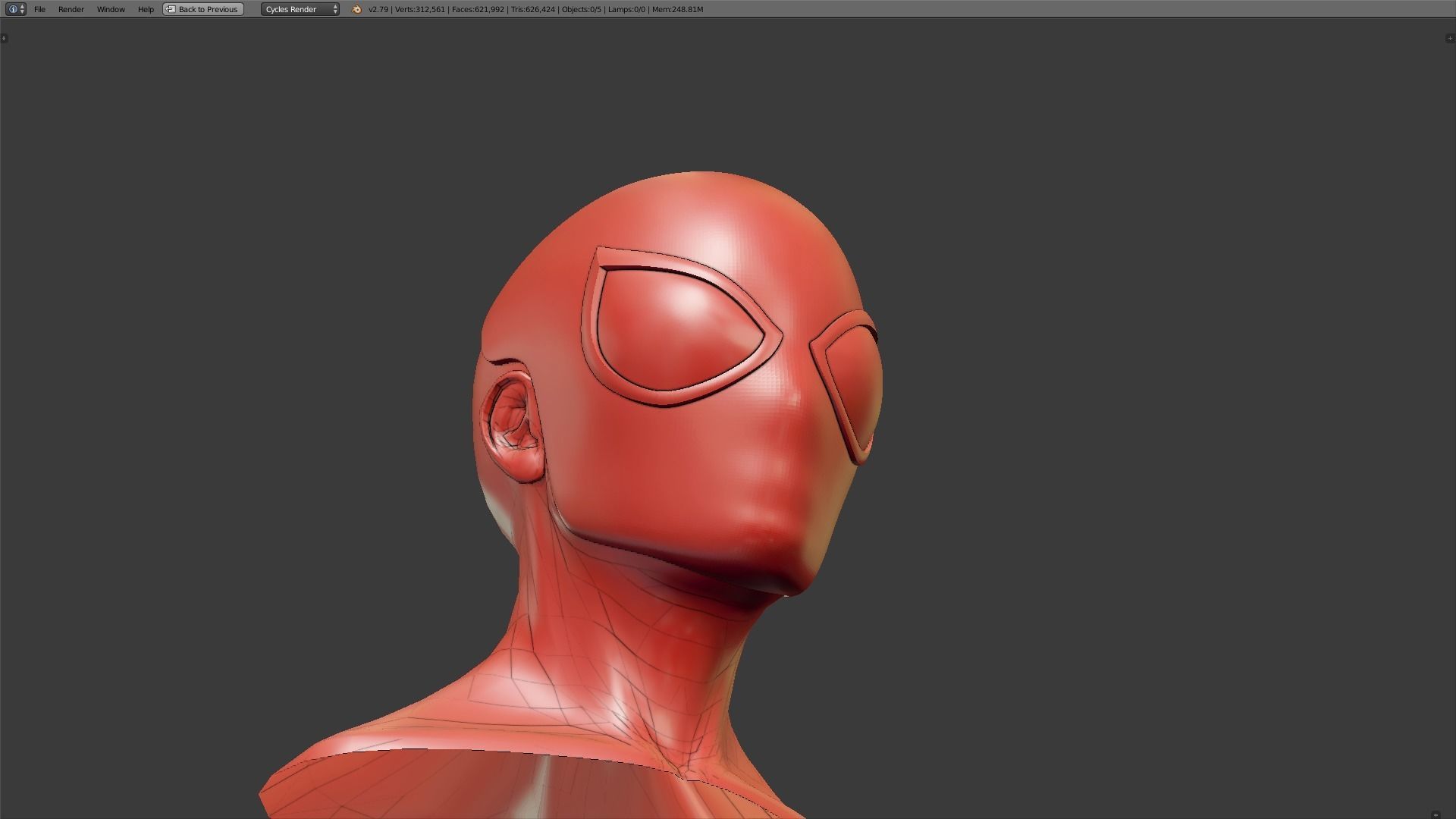 The Amazing Spider-Man Faceshell 3D print model_5