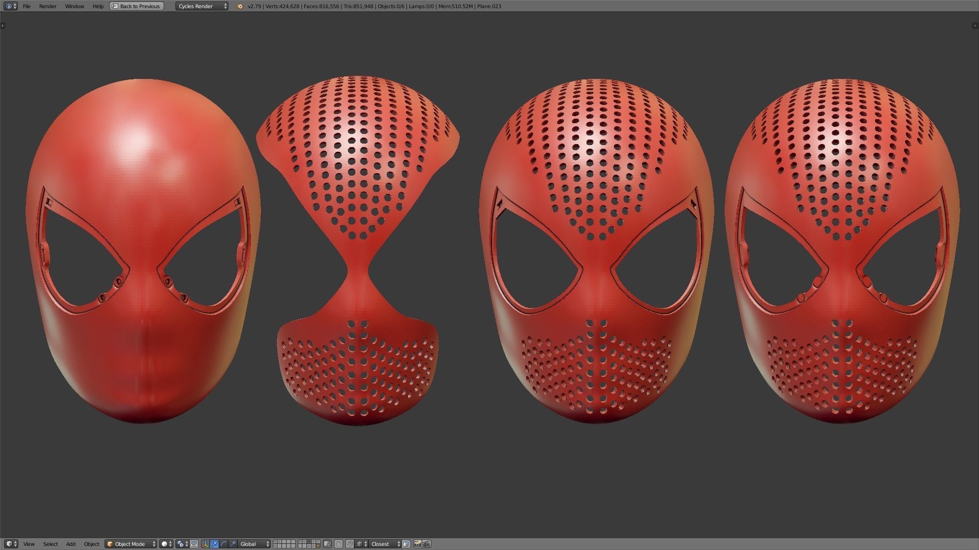 The Amazing Spider-Man Faceshell 3D print model_7