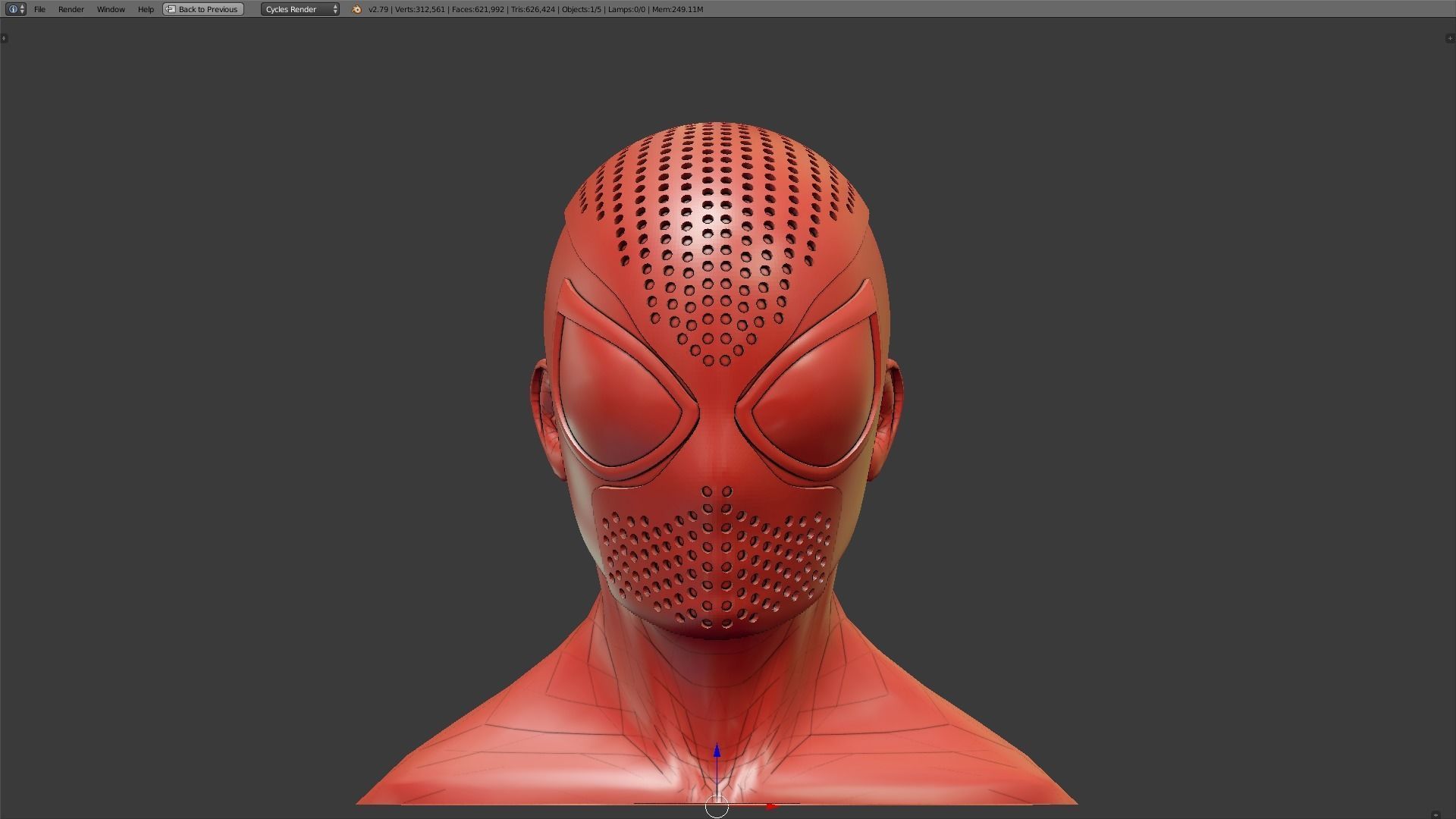The Amazing Spider-Man Faceshell 3D print model_6