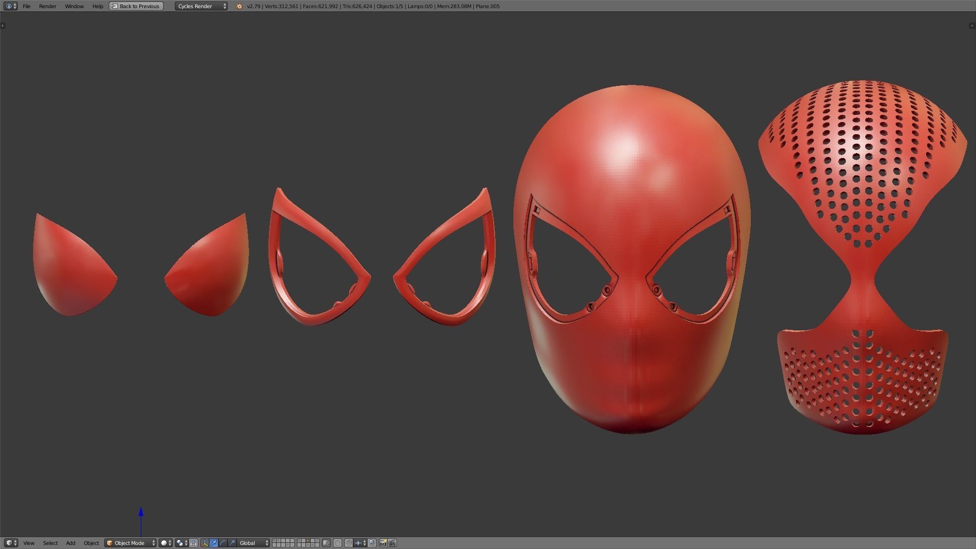 The Amazing Spider-Man Faceshell 3D print model_8