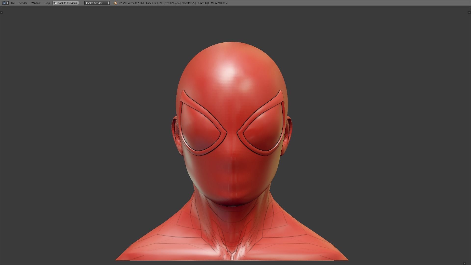 The Amazing Spider-Man Faceshell 3D print model_2