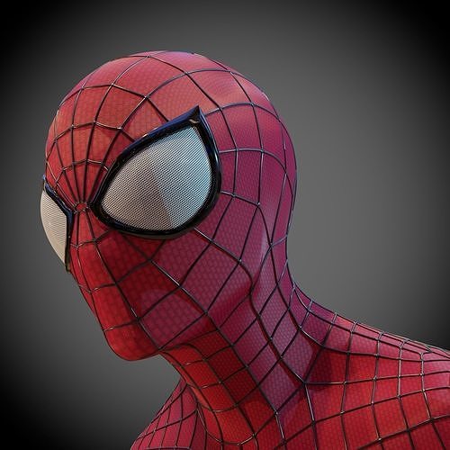 The Amazing Spider-Man Faceshell 3D print model