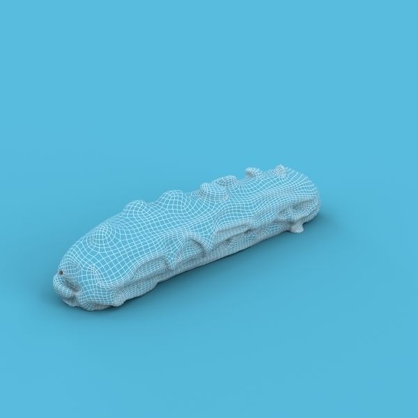 Eclair chocolate bar 3D model_14